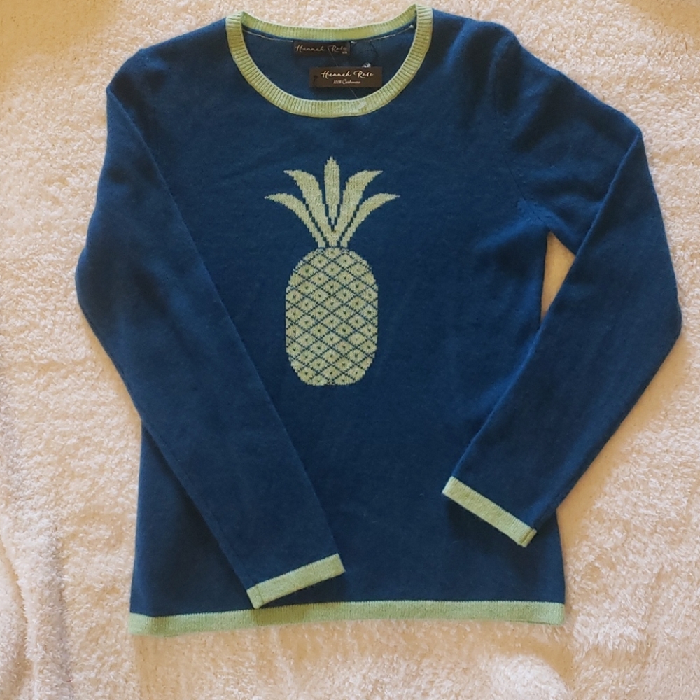 Cashmere pinapple sweater
